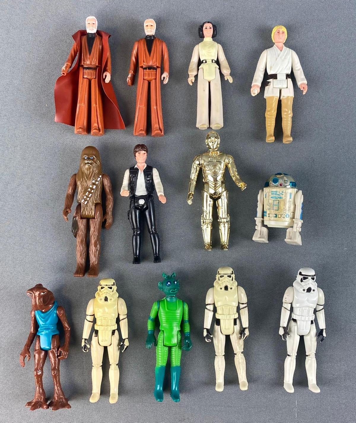 Group of 13 Vintage Kenner Star Wars Action Figures