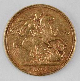 1881-M Australia Sovereign Gold