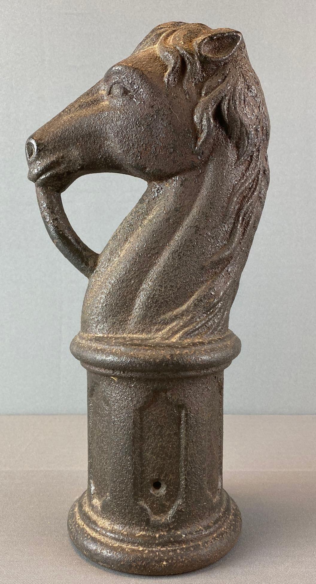 Cast Iron Horse Head Hitching Post