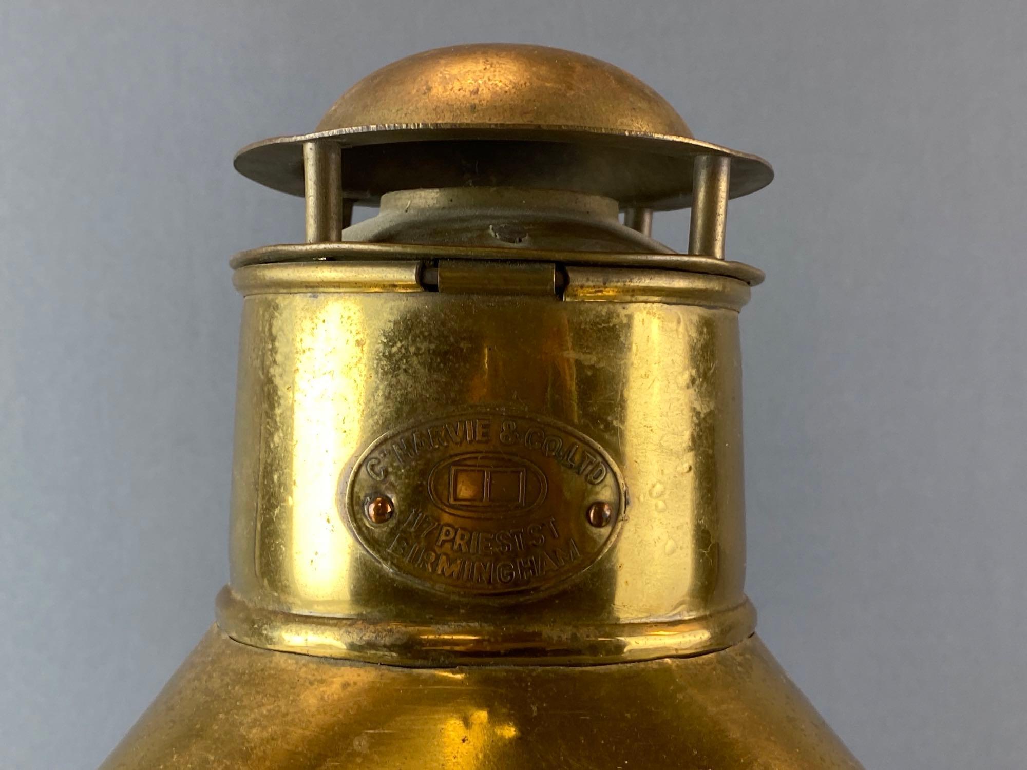 C. Harvie & Co. Limited Ship Cabin Oil Lantern