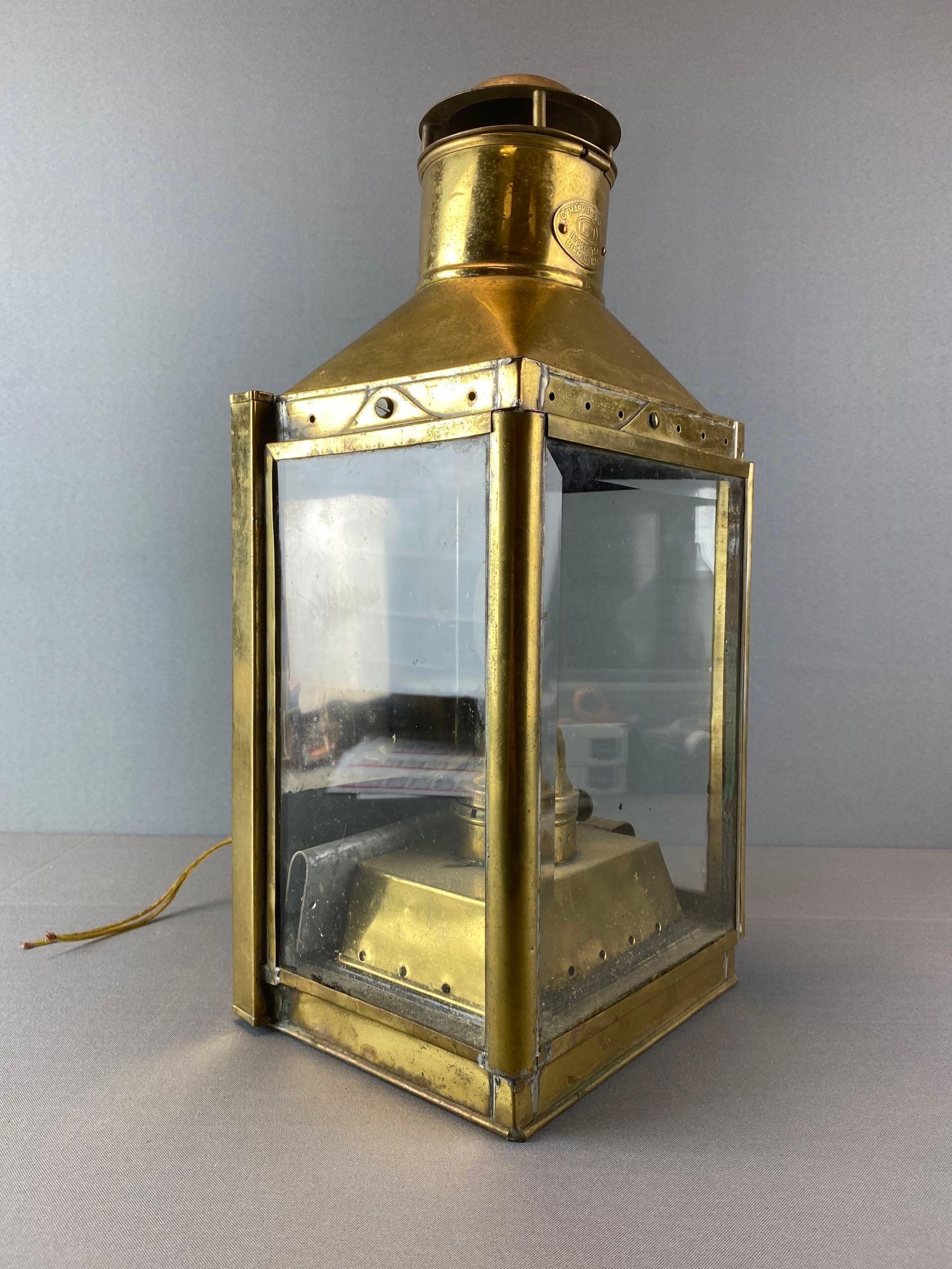 C. Harvie & Co. Limited Ship Cabin Oil Lantern