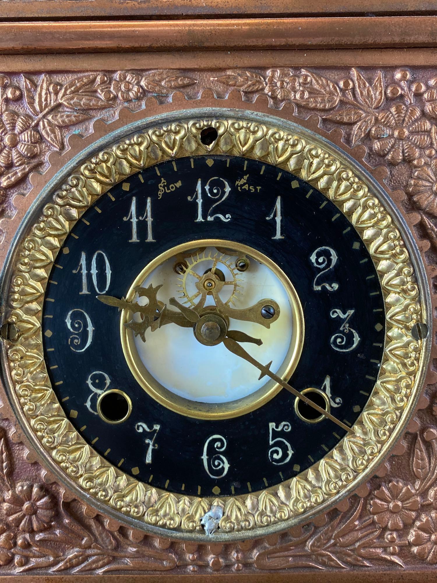 Aesthetic Movement New Haven Mantle Clock
