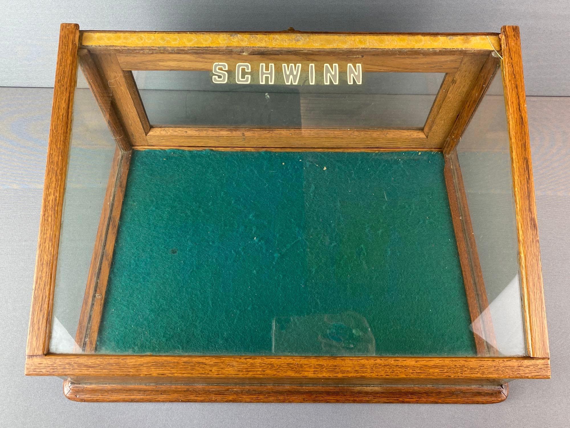 Schwinn Bicycles Advertising Countertop Display Case