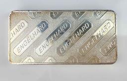 Engelhard E Logo Cast Vertical 10oz. .999 Fine Silver Ingot/Bar