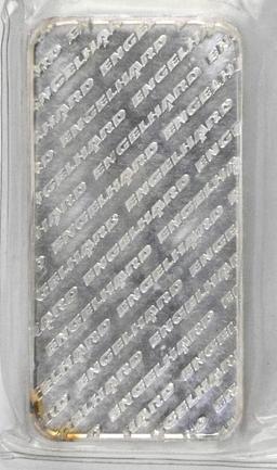 Engelhard Eagle Cast Vertical 10oz. .999 Fine Silver Ingot/Bar