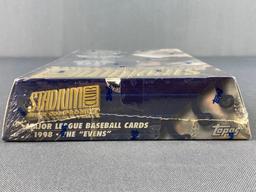 1998 Topps Stadium Club Even Series Baseball Card Box