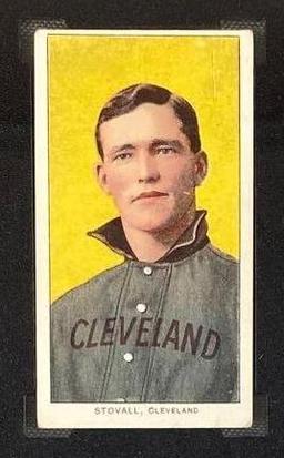 1909 T206 George Stovall Sweet Caporal Portrait SGC 4