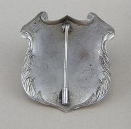 Very desirable shield shaped Badge for Fort Worth Police.  Badge No. 6, 2 5/8".  Turn of the century