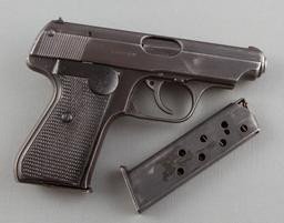 J.P. Sauer & Sohn, Suhl, Model 38H, Semi-Automatic Pistol, 7.65 Caliber, SN 346225, 3 1/2" barrel, b