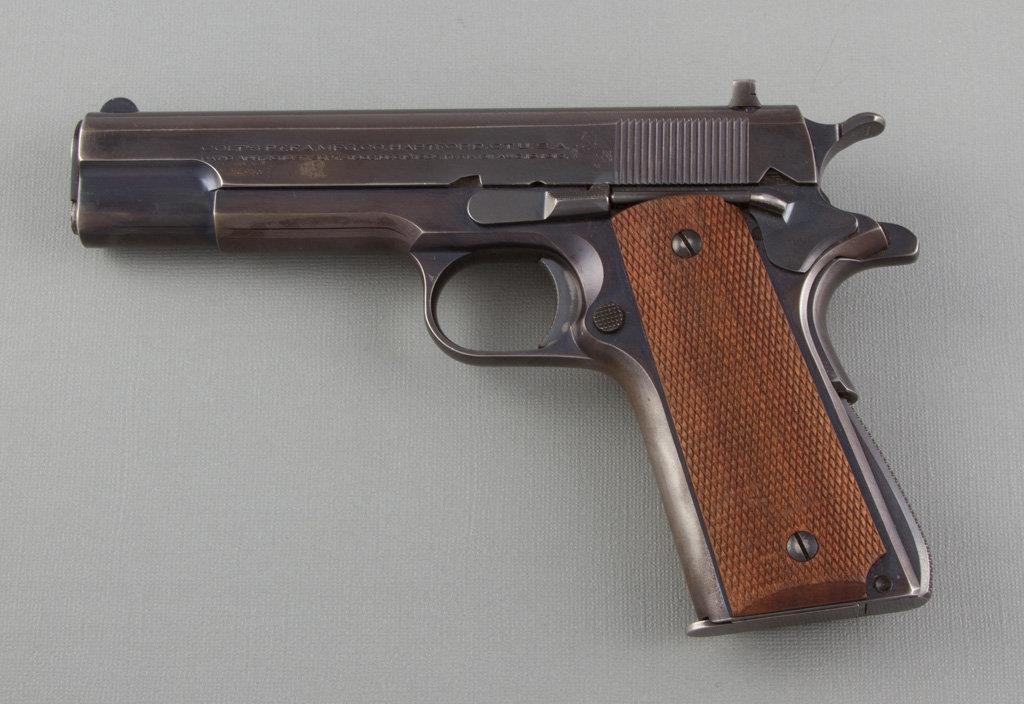 Colt, Pre-War ACE, Semi-Automatic Pistol, .22 LR Caliber, SN 4889, 5" barrel, blue finish with light