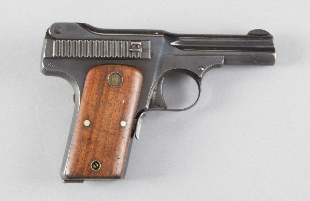 Smith & Wesson, Model 1913, Semi-Automatic Pistol, .35 S&W Caliber, SN 6539, 3 1/2" barrel, blue fin