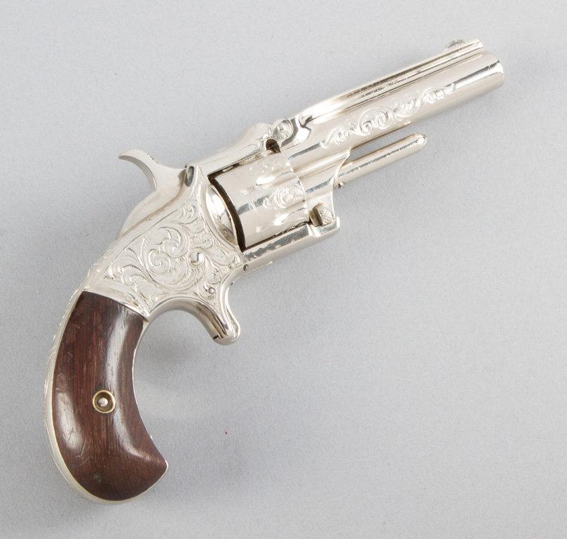 Antique Marlin, Vest Revolver, 7-shot, .22 Caliber, SN 2742, top of barrel is marked "XX Standard 18