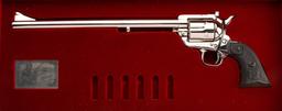 Cased Colt Buntline Special Single Action Revolver, .45 caliber, SN NB2787, 12" barrel, factory nick