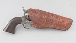 "A.W. Brill, Austin, TX." marked, beautiful floral tooled Holster for a 4 3/4" Colt SAA, in excellen