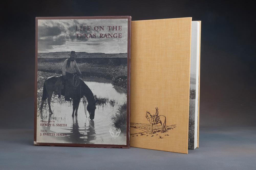 Vintage and very desirable Book titled "LIFE ON THE TEXAS RANGE", Photographs by Erwin E. Smith, Tex