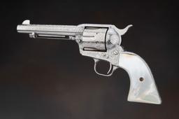 Beautiful, Helfricht Style, engraved Colt SAA Revolver, .44 SPL caliber with a 5 1/2" barrel.  This