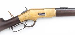 Outstanding Antique Winchester 1866 Saddle Ring Carbine, .44 RIM FIRE caliber, SN 168986, is a 4th M