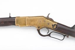Antique, desirable Indian Tacked Winchester, 1866 Saddle Ring Carbine, .44 HENRY RIM FIRE caliber, S