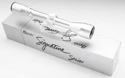 New in box Burris Signature Series Rifle Scope, Silver Safari, 6x Plex, SN 102039, sold in original