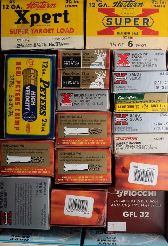 19 Factory Boxes of 12 gauge Ammunition to include:  Two boxes of 7 1/2 shot;  One box of 6 shot; Tw