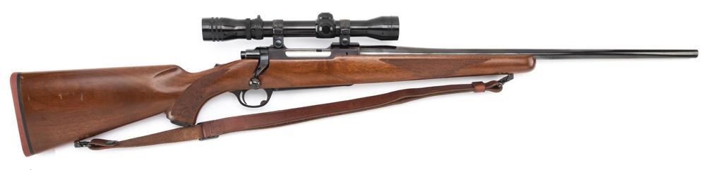 Ruger, Model M 77, Bolt Action Rifle, .243 caliber, SN 75-92440, polished blue finish, 22" barrel, w