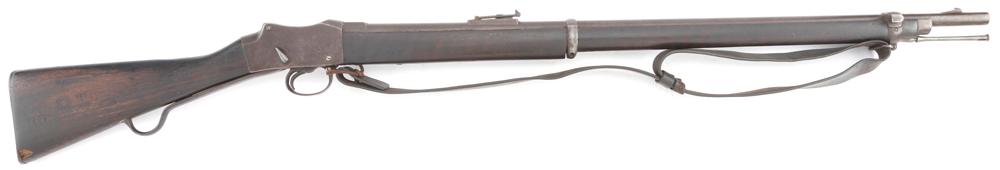 Antique British Enfield Martini, Model 1888, Breech Loading Rifle, long lever type, .577 caliber, SN