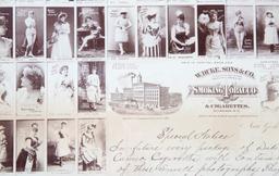 Antique Gilt Framed Advertising Lithograph for "W. Duke, Sons & Co./ Smokin