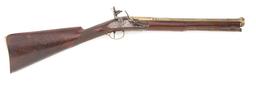 Early English Flintlock Blunderbuss, lock is marked "Sharpe & Keene", 15" b