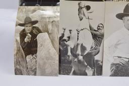 (12) Early Western Actor Photos