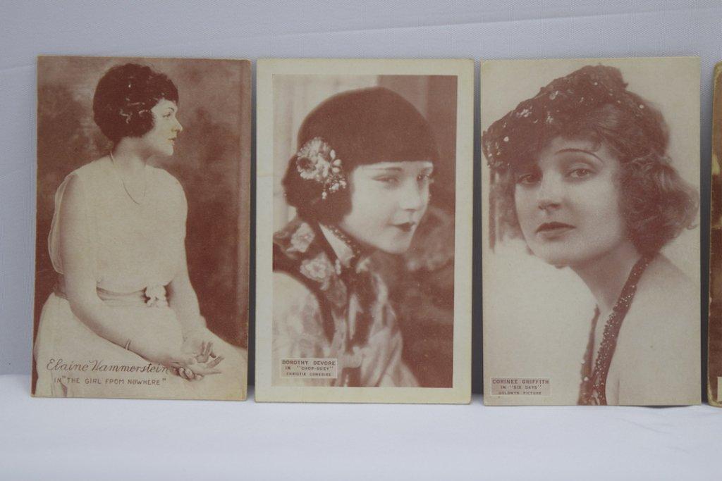 (13) Early Actress Fan Postcards