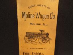 Moline Wagon Co. Pocket Ledger