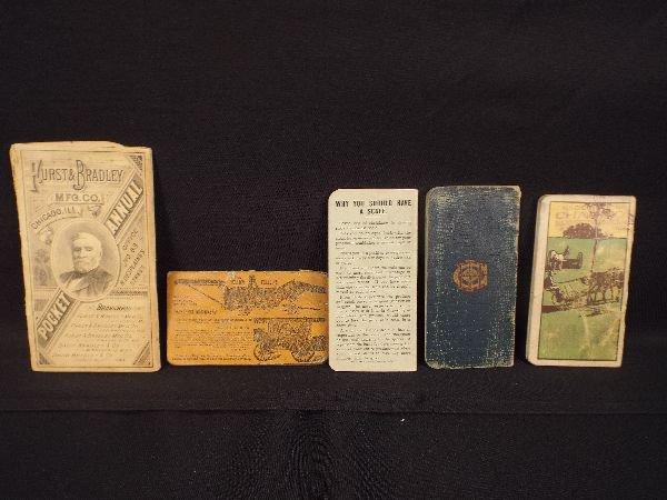 LOT (5) Implement Pocket Ledgers