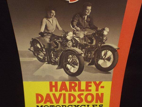 NOS 1935 Harley Davidson Motorcycle Dealership Posters