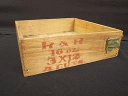Yankee Girl Tobacco Wooden Crate