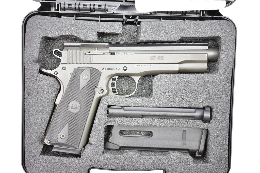 Rock Island, M1911-A1 XT Tactical, 22 LR cal., Semi-Auto In Case W/ Accessories