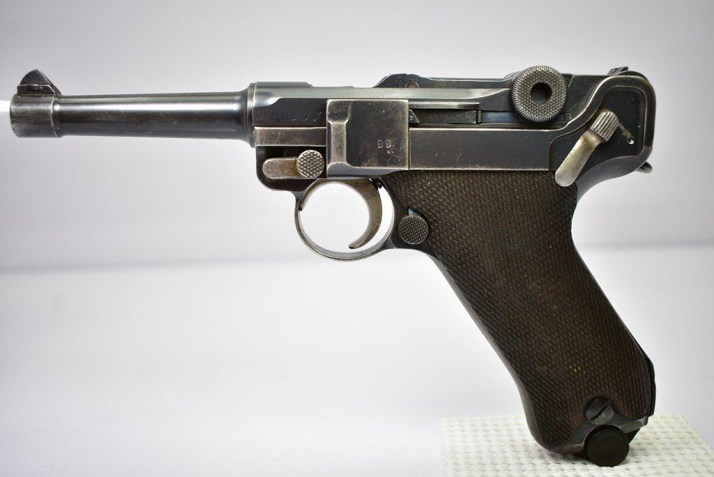 Circa 1920's German Luger, 9mm cal., Semi-Auto