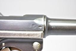 Circa 1920's German Luger, 9mm cal., Semi-Auto