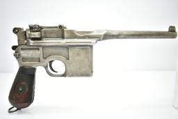 1920 Mauser C96 Broomhandle "Red Nine", 9mm cal., Semi-Auto