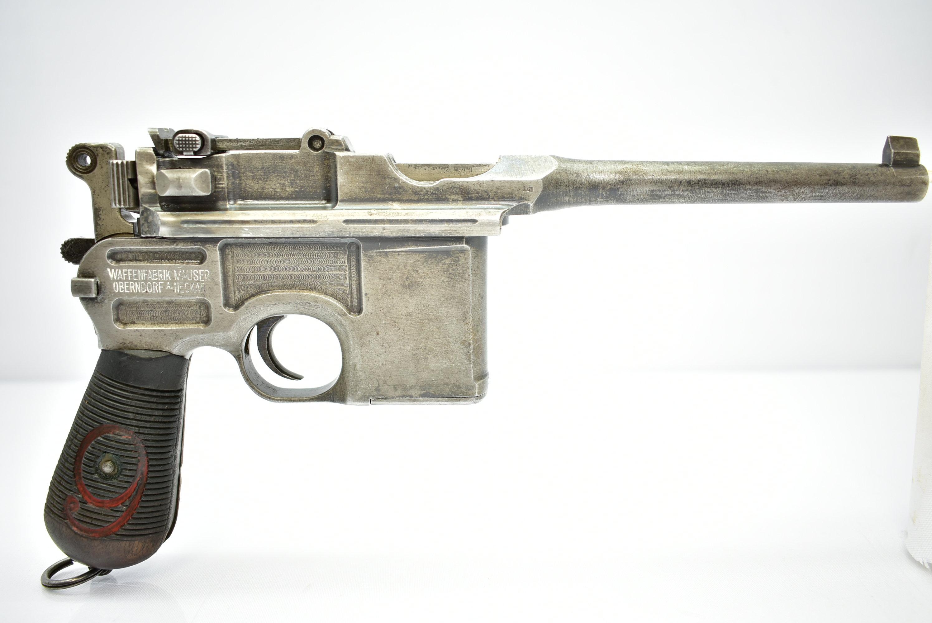 1920 Mauser C96 Broomhandle "Red Nine", 9mm cal., Semi-Auto