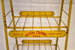 Royal Crown Soda Bottle Store Display Rack