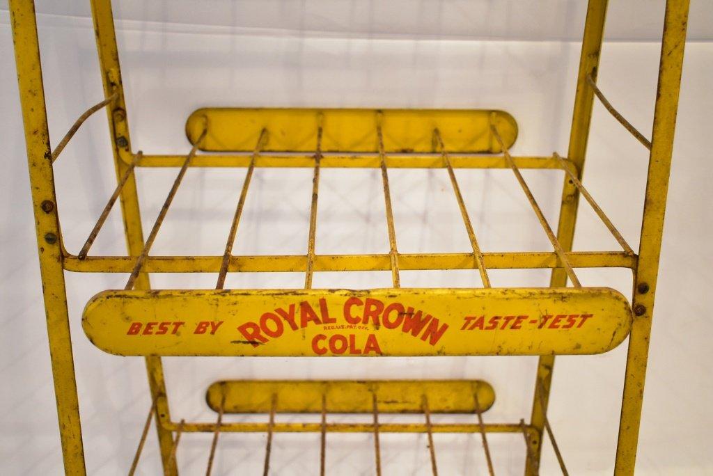 Royal Crown Soda Bottle Store Display Rack