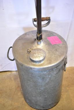 National "Hand Crank" Oil Pump w/ 10 Gallon Tank