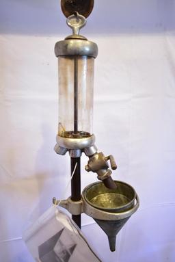 National "Hand Crank" Oil Pump w/ 10 Gallon Tank