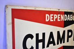 Champion Spark Plugs Garage Sign