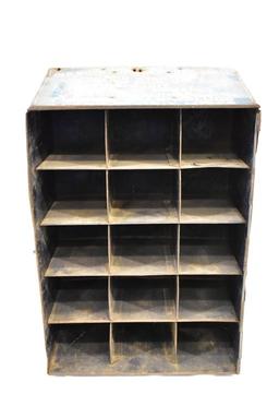 1920s-30s AC Spark Plug Counter Top Cabinet