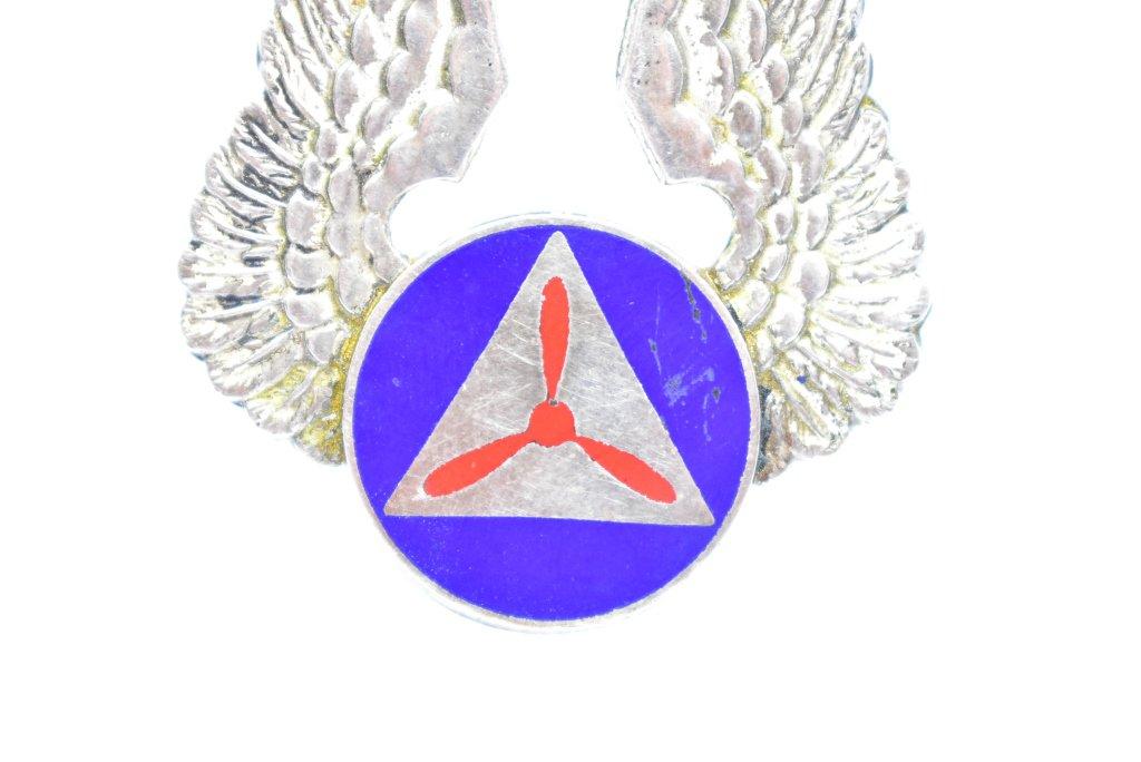 (1) Sterling - Circa WWII Civil Air Patrol Badge