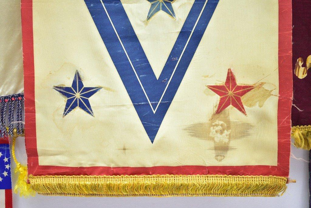 (5) WWII Patriotic Banners