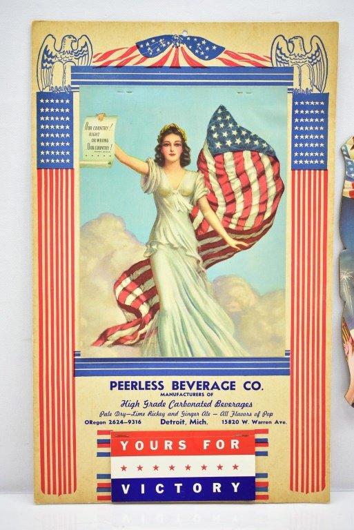 (3) 1940's Advertising Calendars