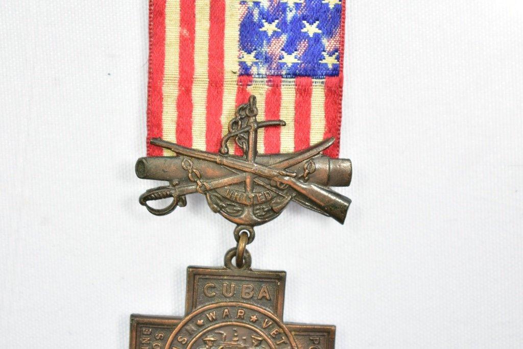 (5) Early U.S. Ribbons/ Pins