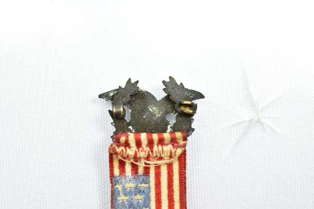 (5) Early U.S. Ribbons/ Pins